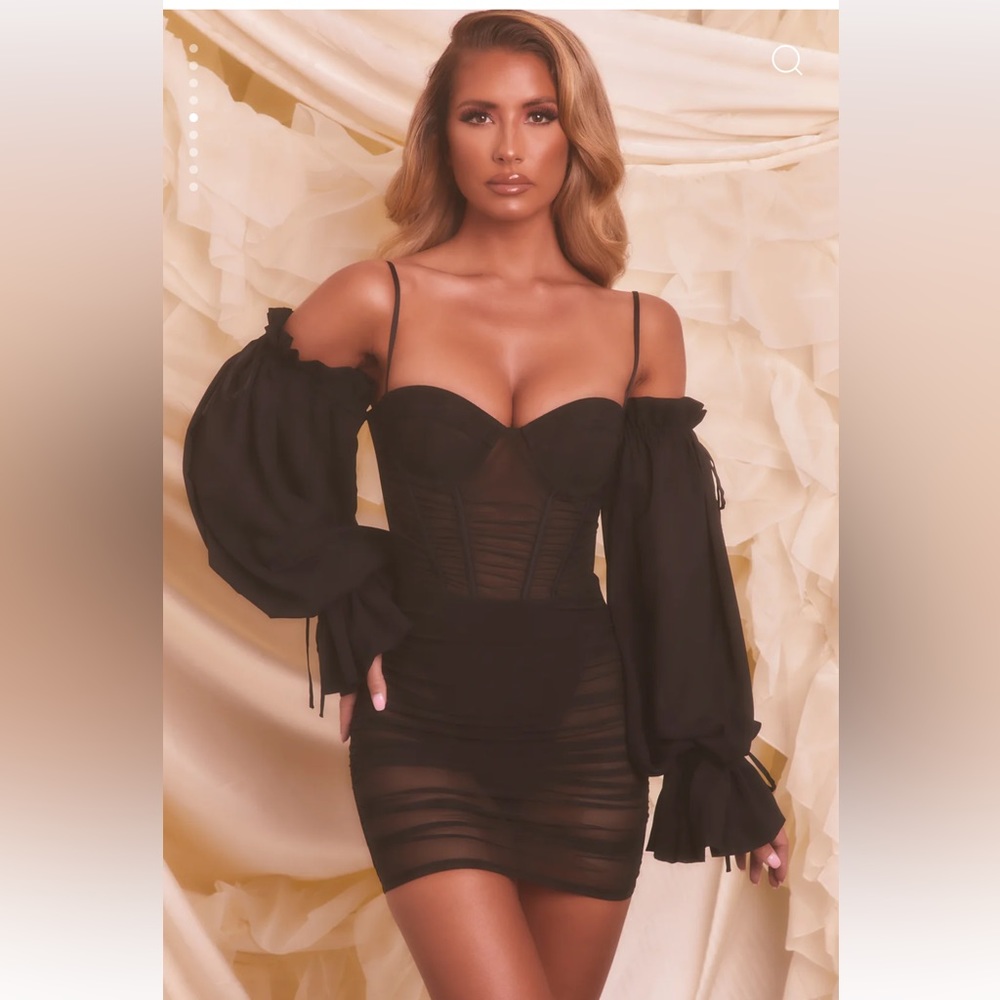 Oh Polly Meet me at Midnight Sheer SOLD OUT Dress